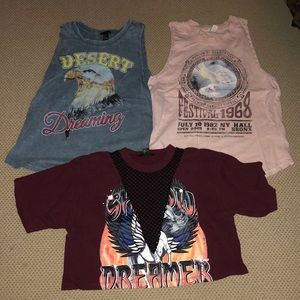 Set of 3 super cool T shirts.